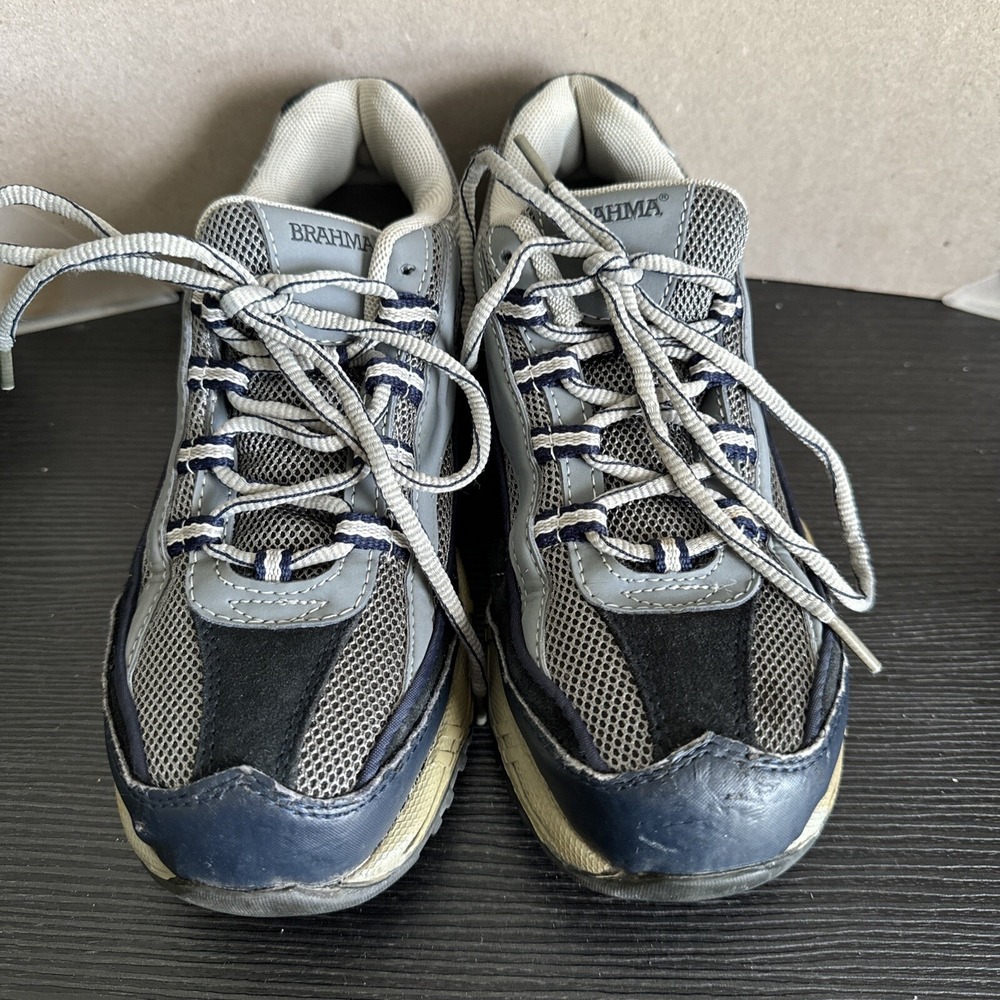 Brahma Blue Gray Women's Steel Toe Shoes Size 6.5 #28047609